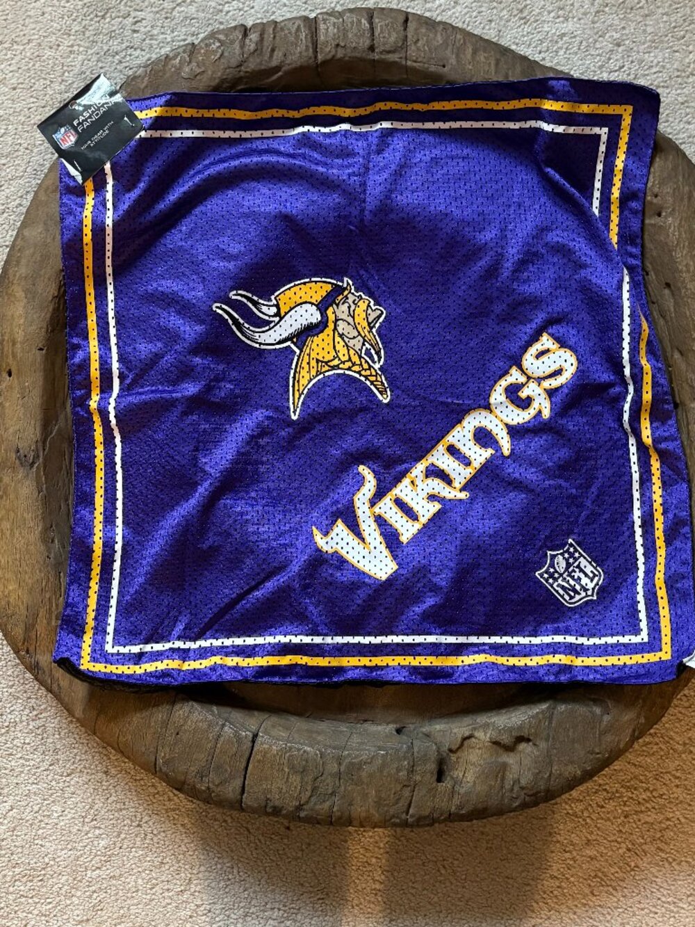 NFL Minnesota Vikings purple sports fan bandana fandana NWT football fanatic